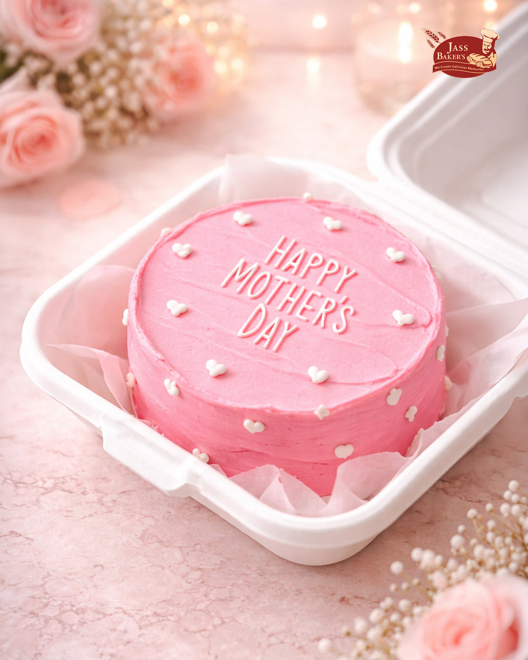 Sweetheart Mother’s Day Bento Cake
