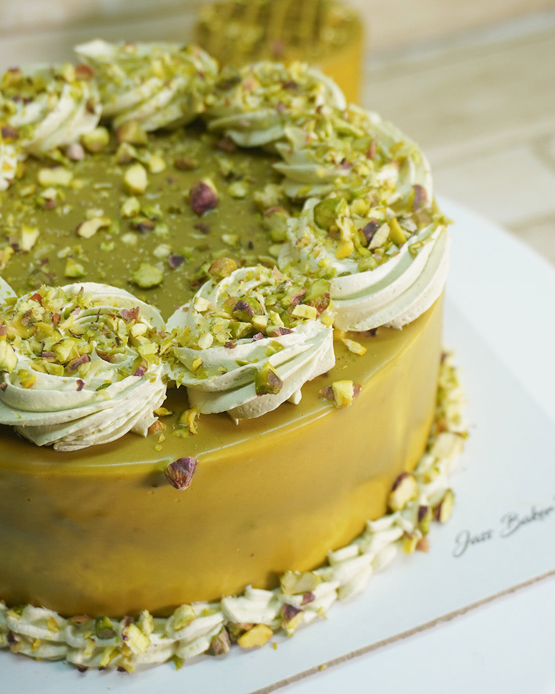 Pistachio Praline Cake
