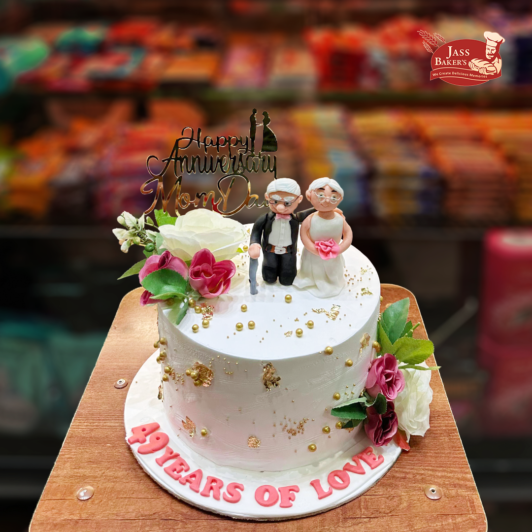 Flower and Pearls Cake