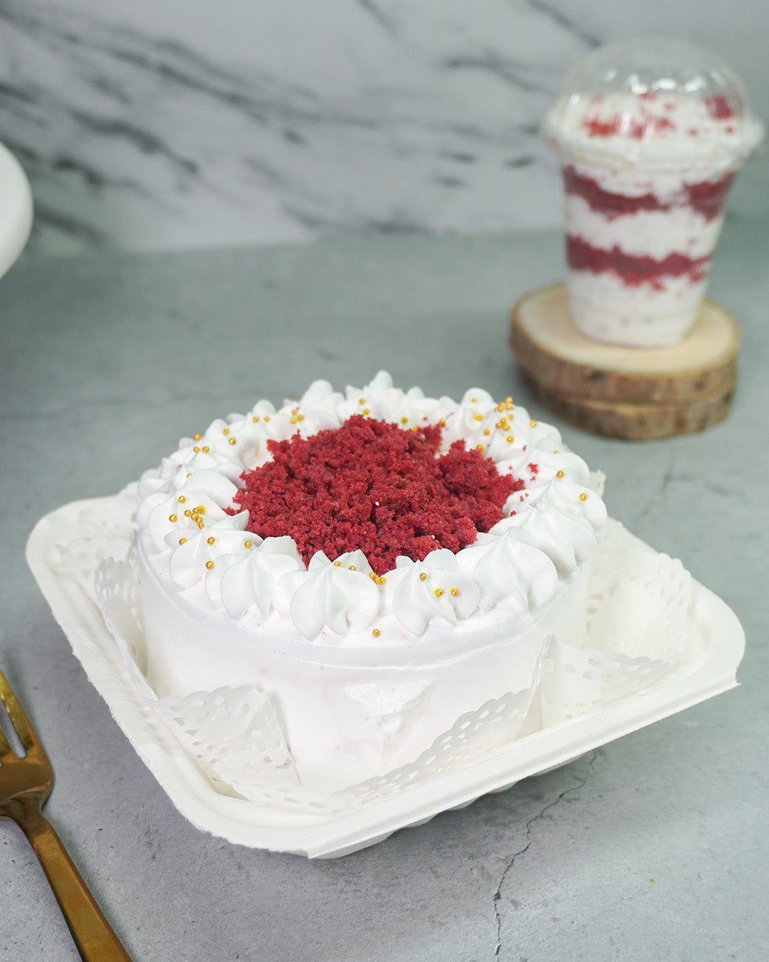 Red Velvet Bento Cake[300 gm]
