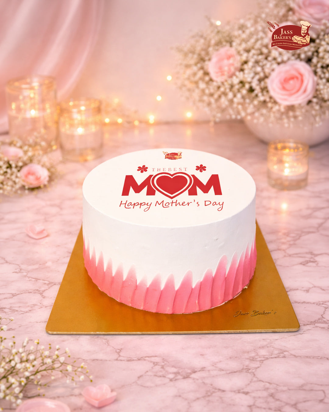 The Best Mom Celebration Cake