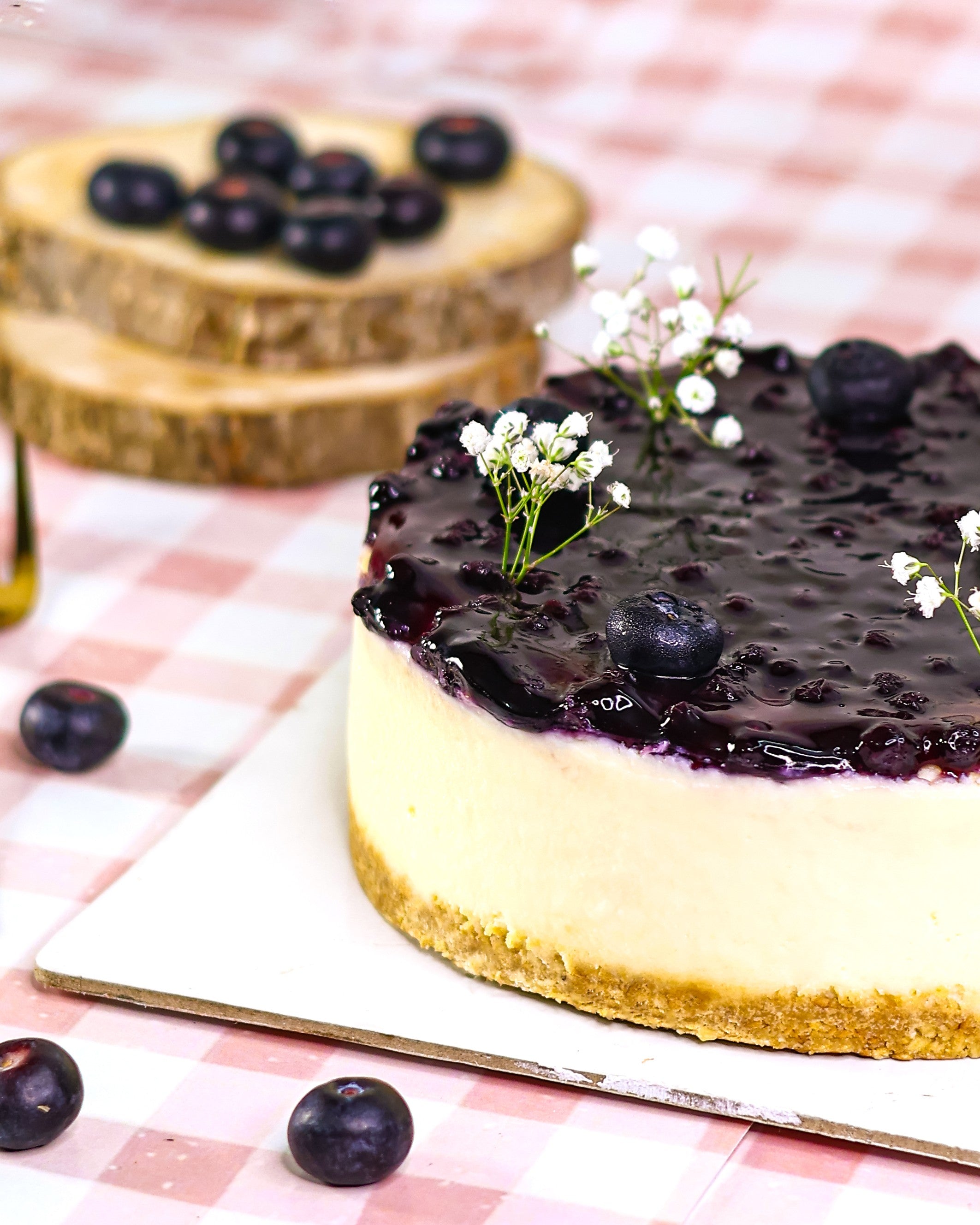 Blueberry cheesecake
