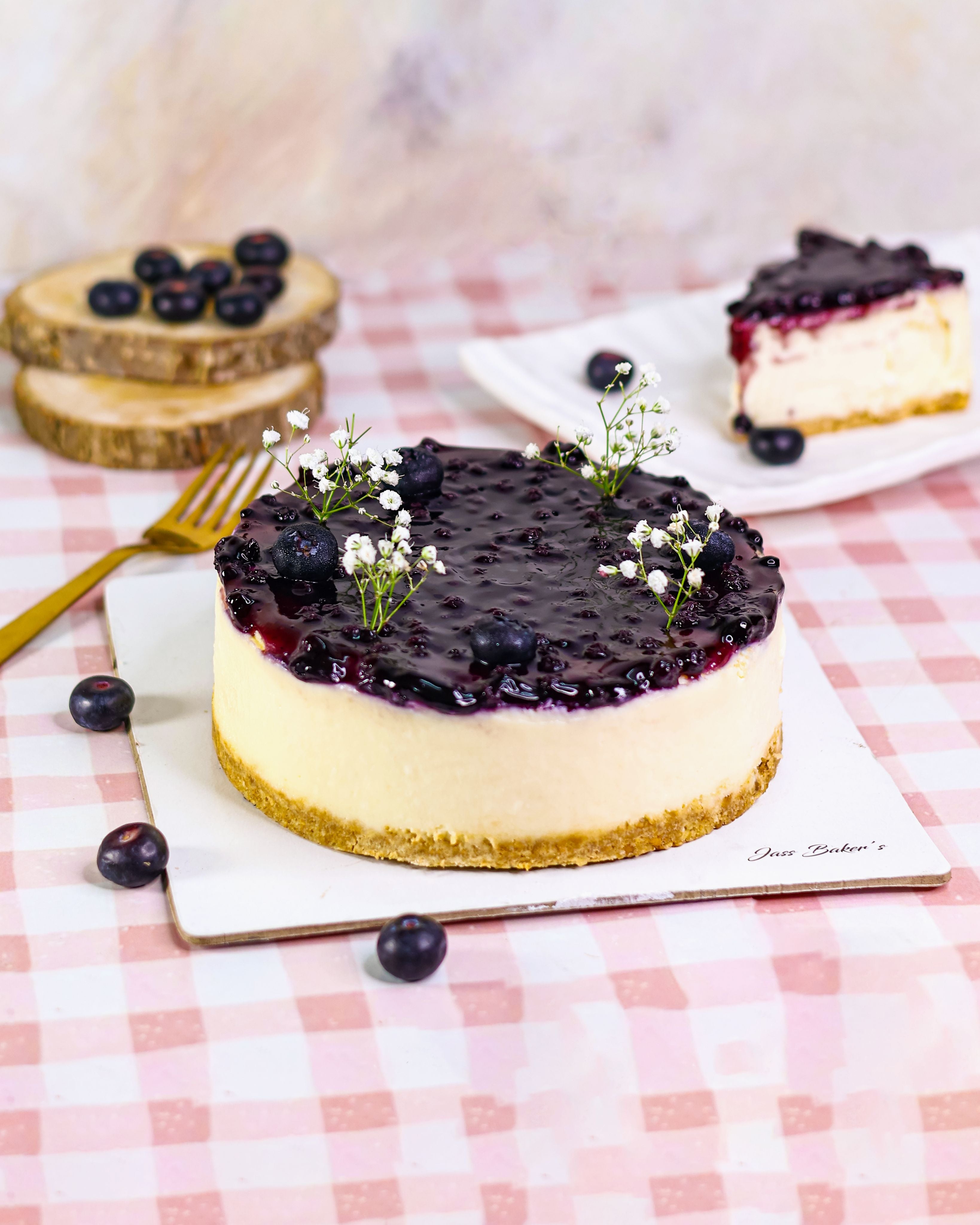 Blueberry cheesecake