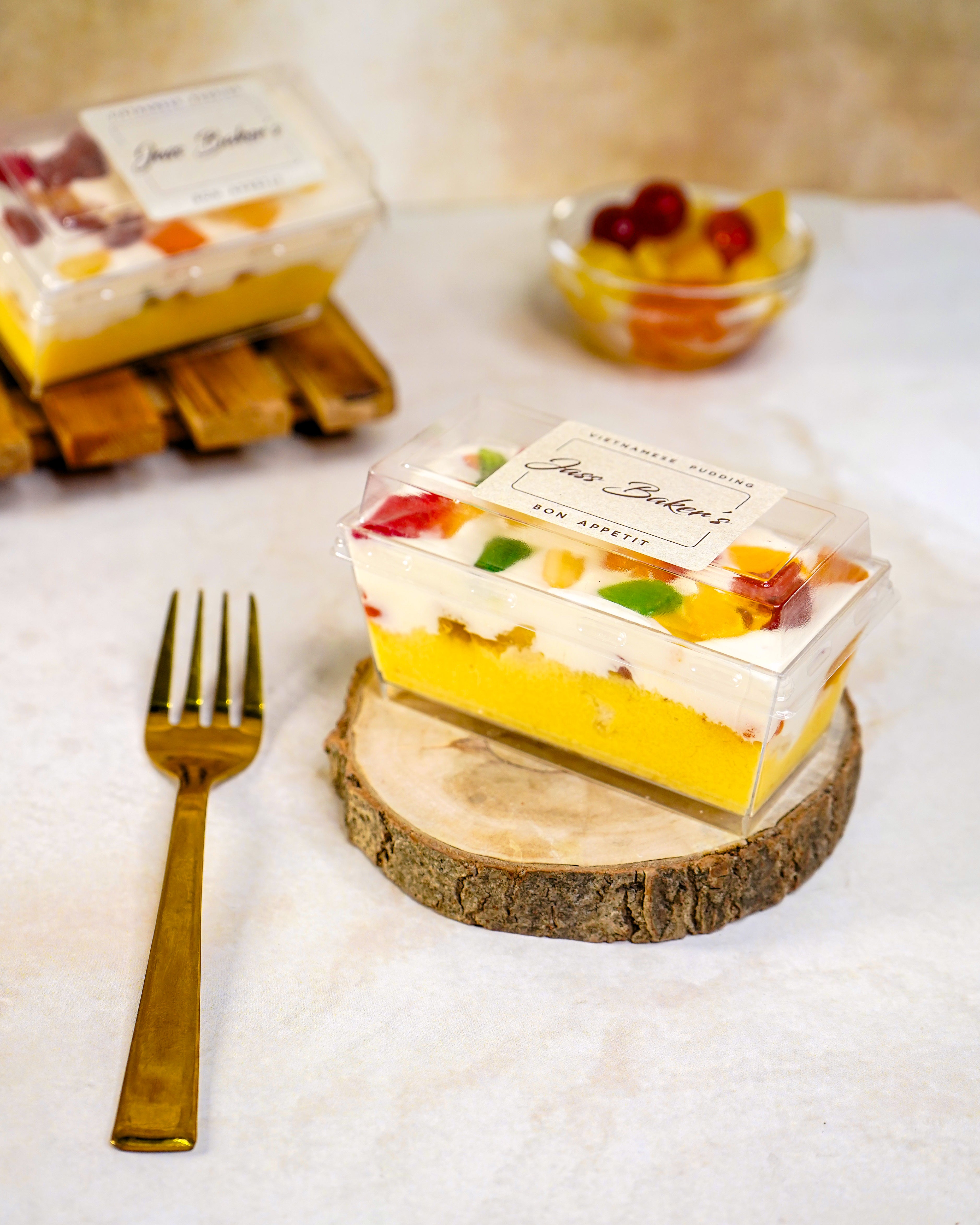 Vietnamese Fruit Pudding