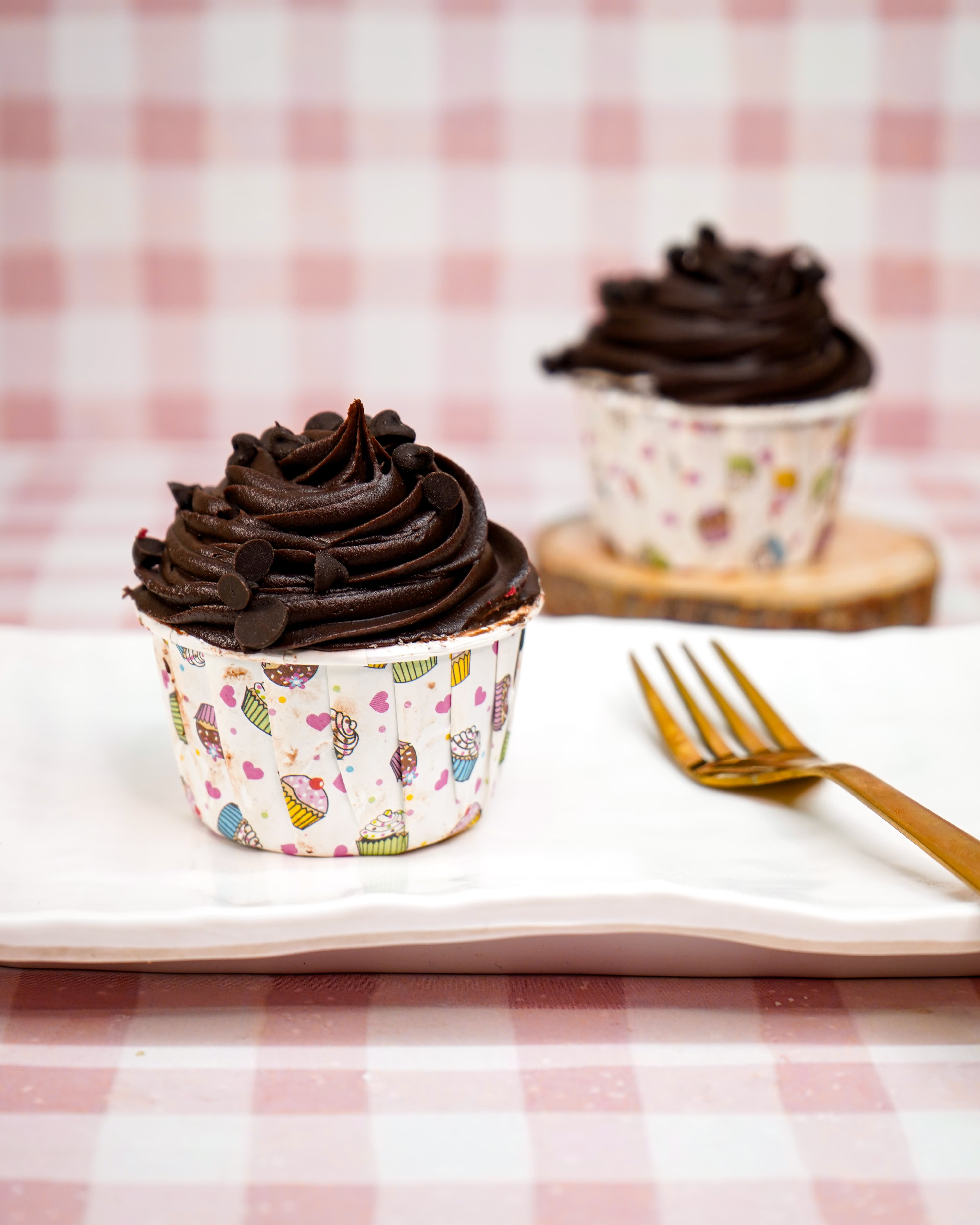 Dark Chocolate Cupcake [3 pc]