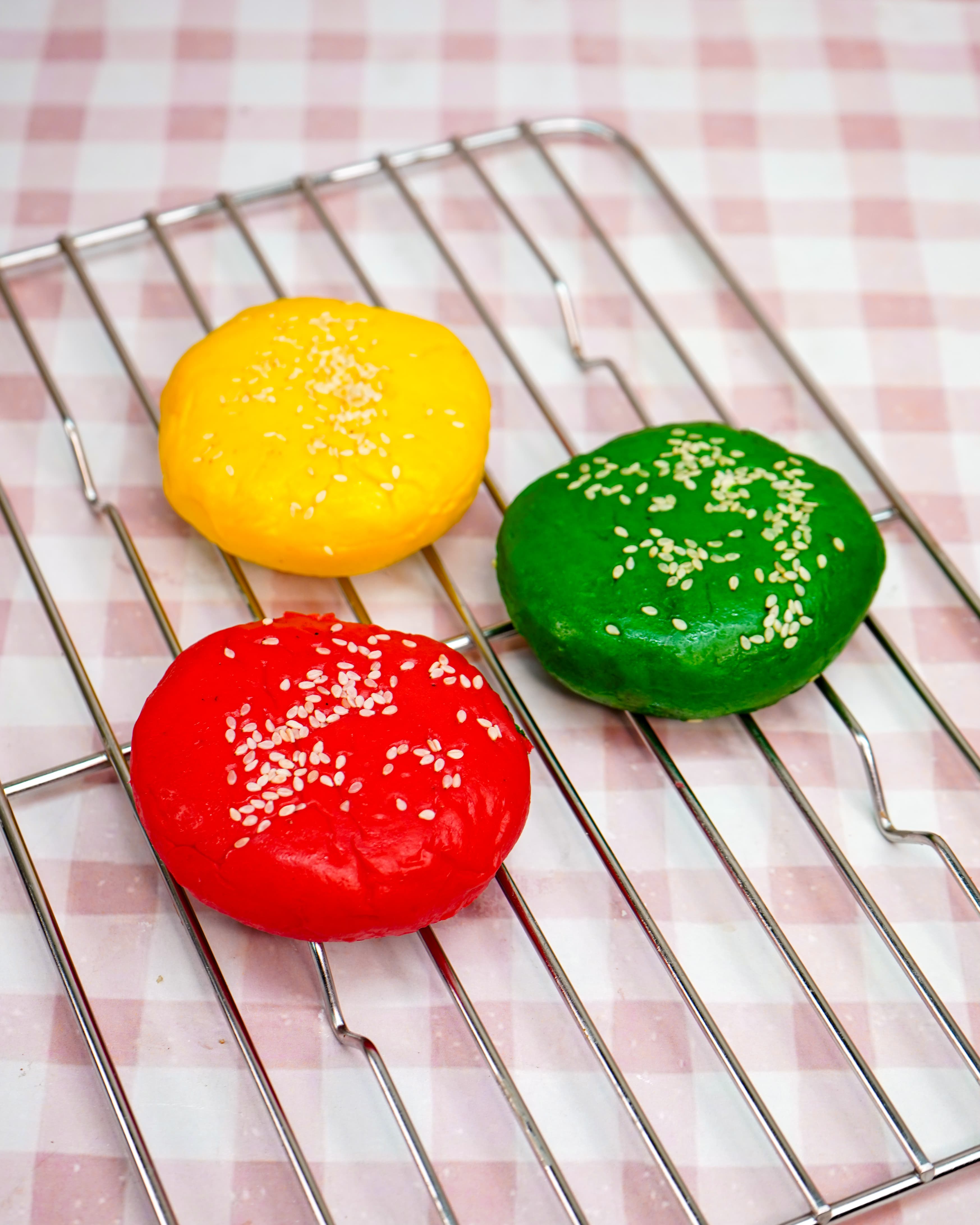 Colourful Slider Buns