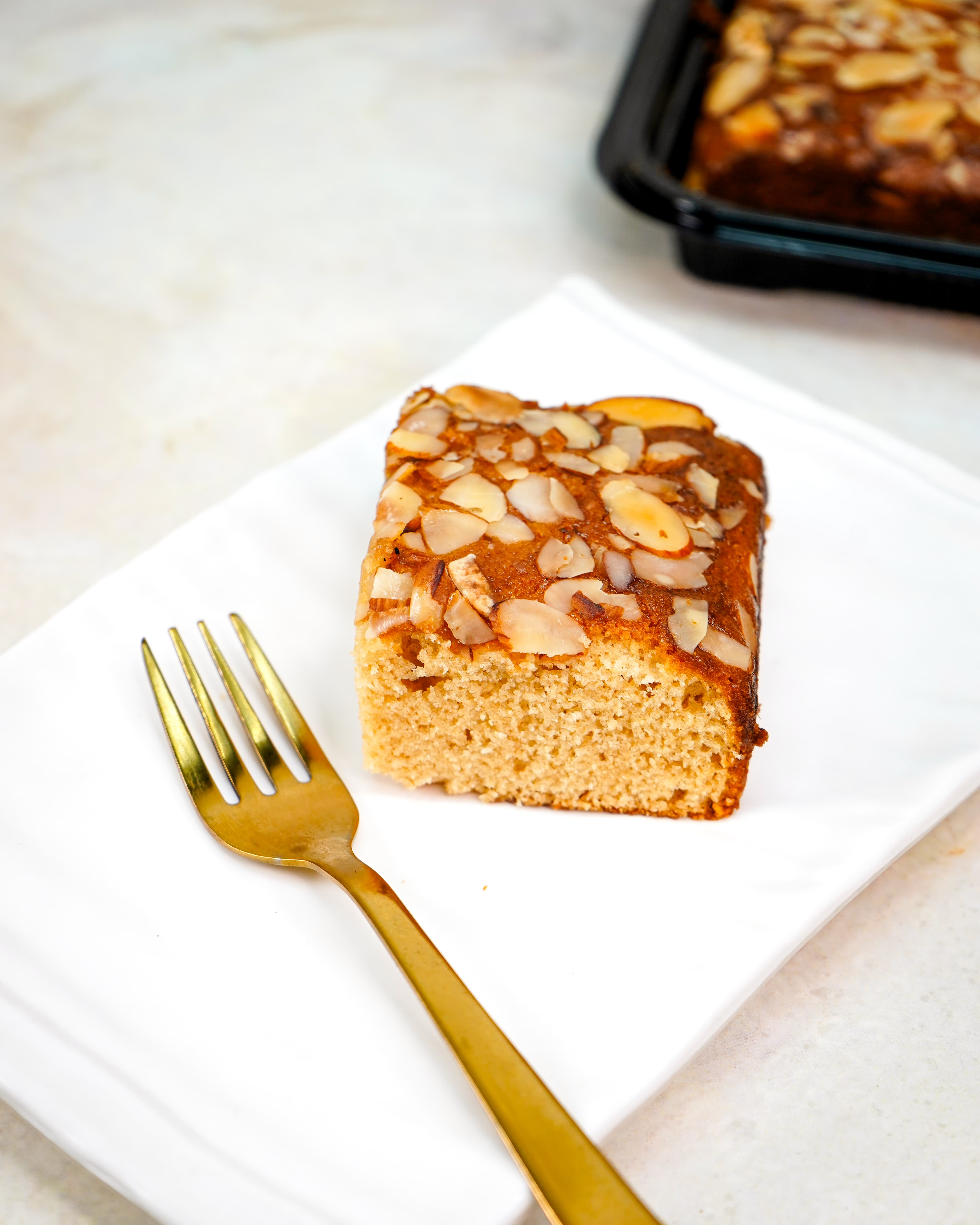 Jaggery Atta Moist Cake