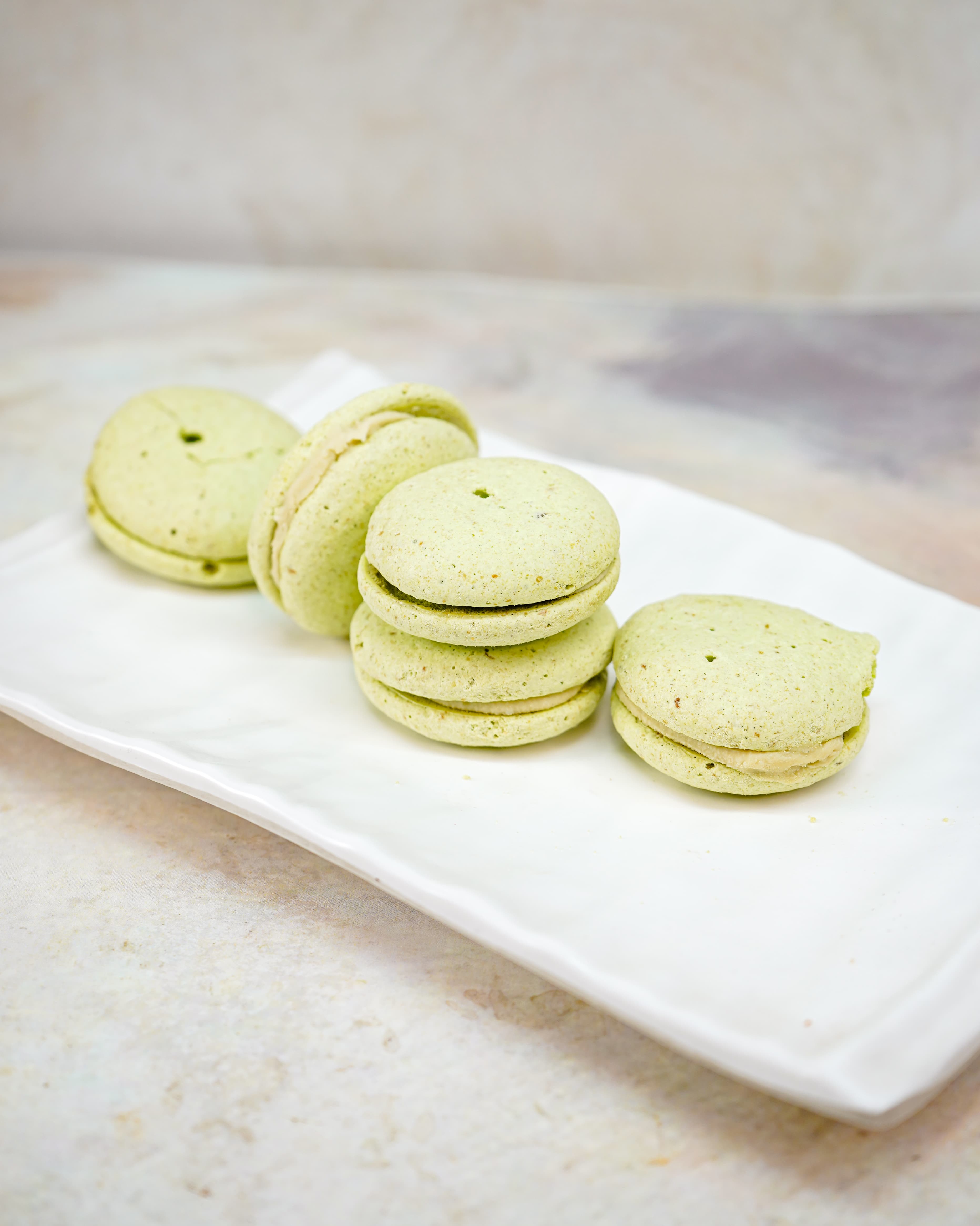 Pistachio Macarons