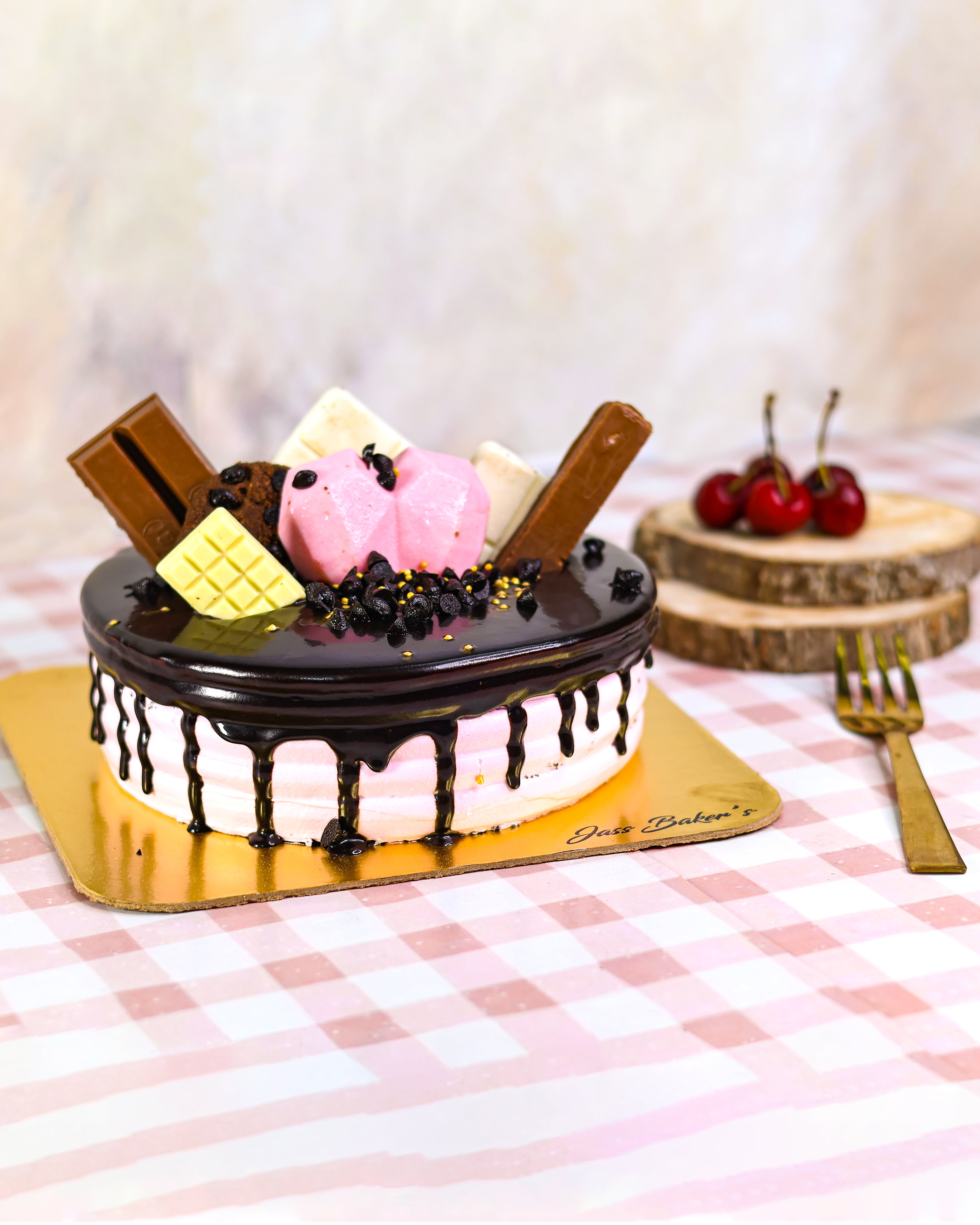 Choco -Strawberry Bliss Cake