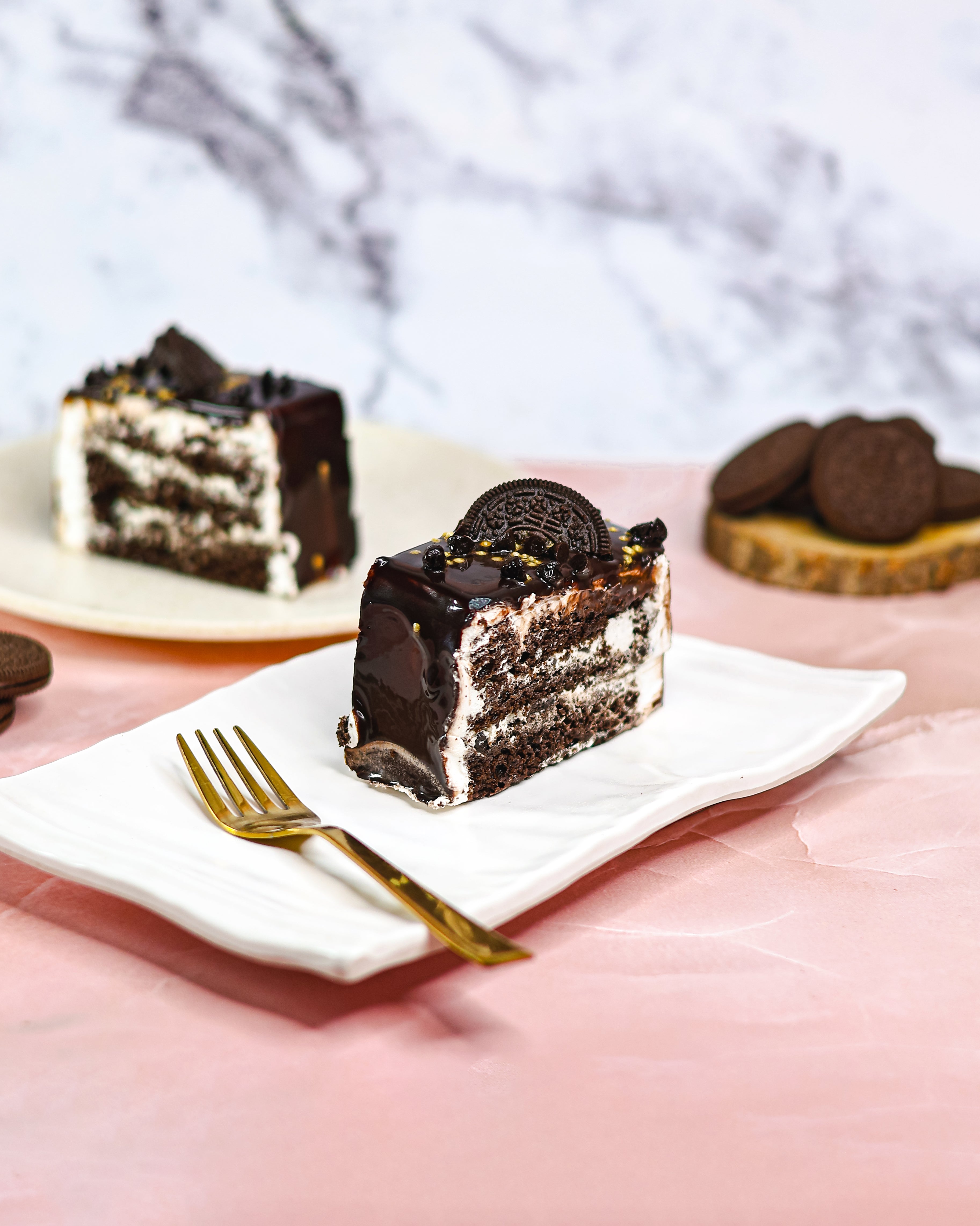 Cookies And Cream Pastry Slice