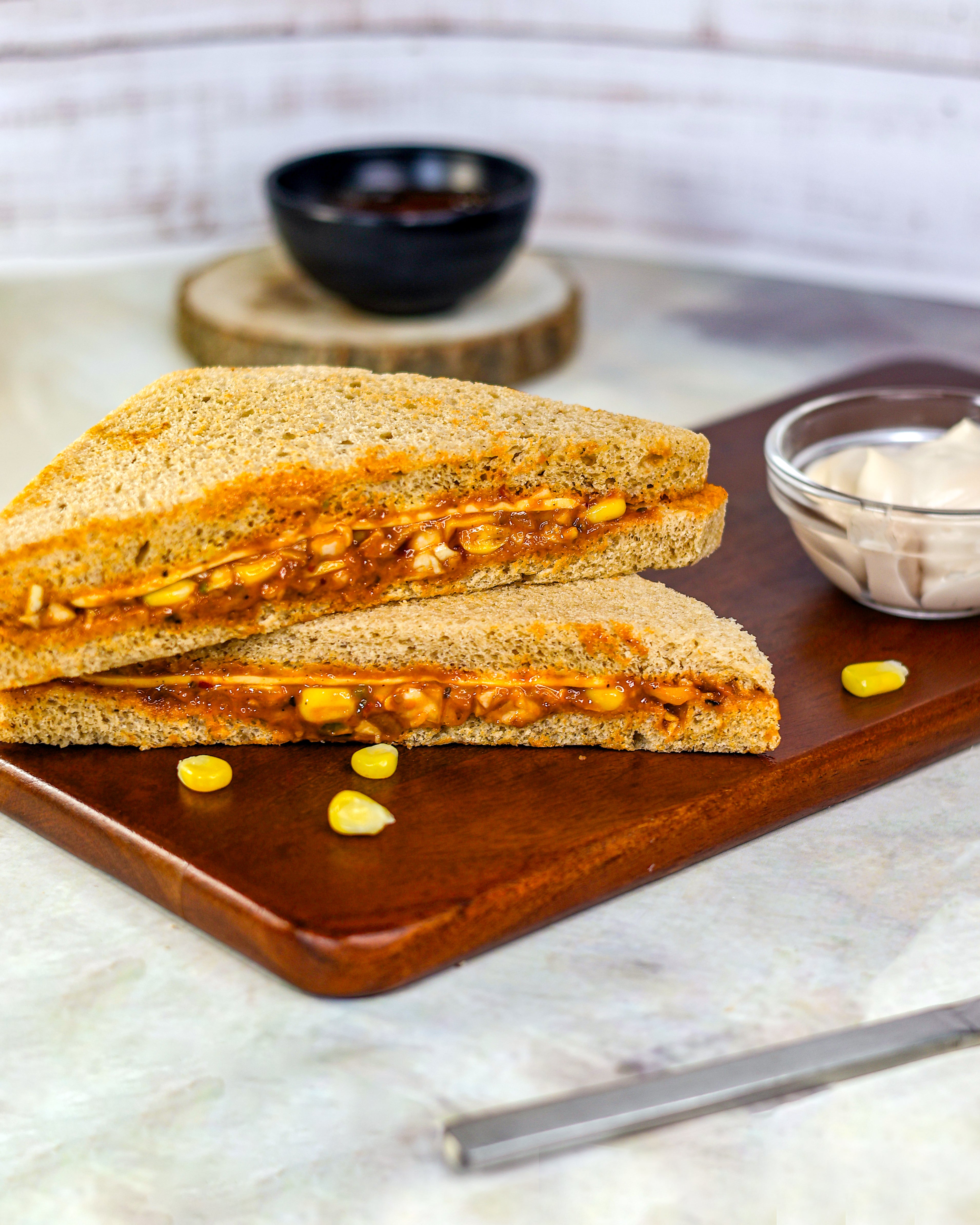 Cheese Corn Sandwich