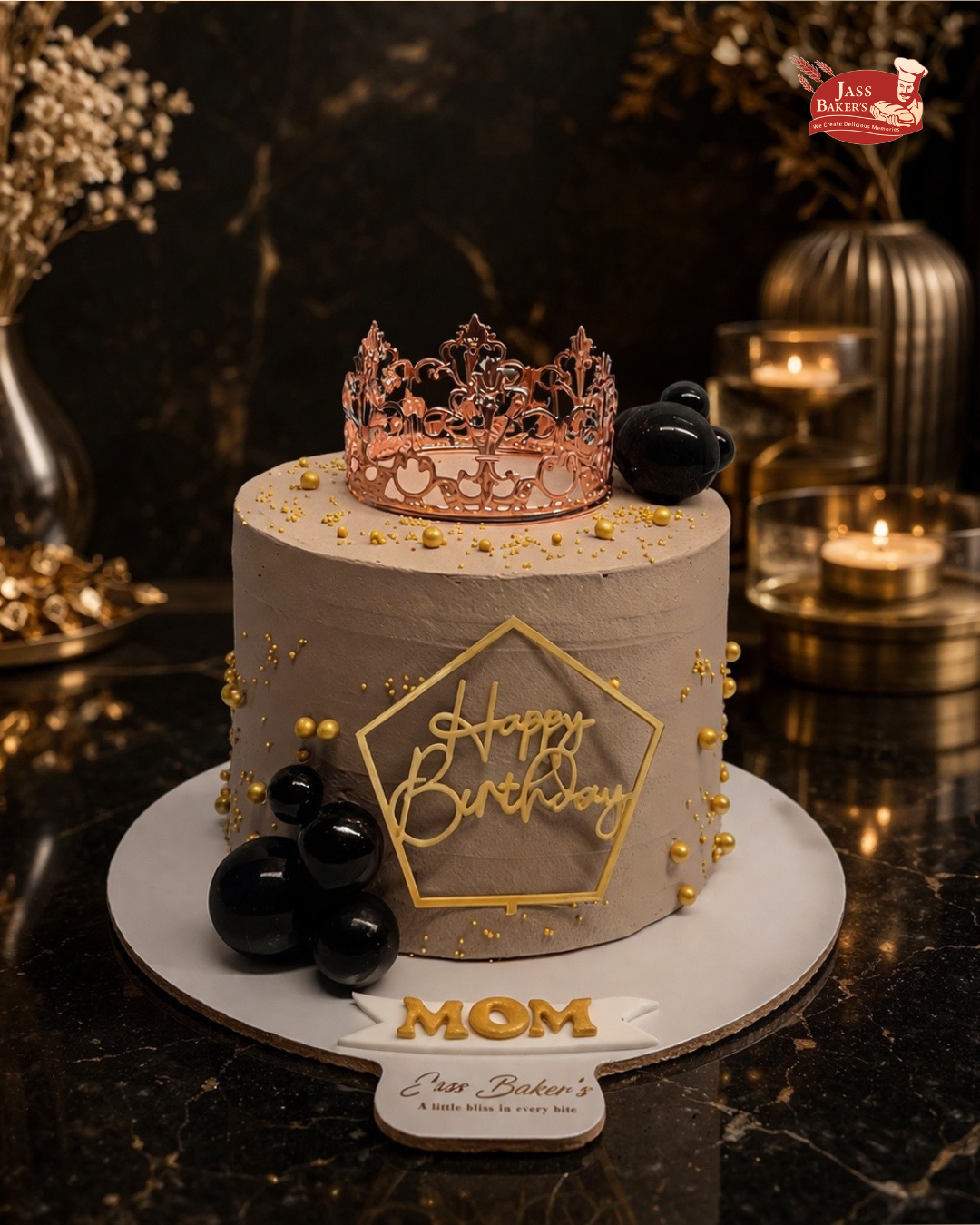 Royal Crown Birthday Cake