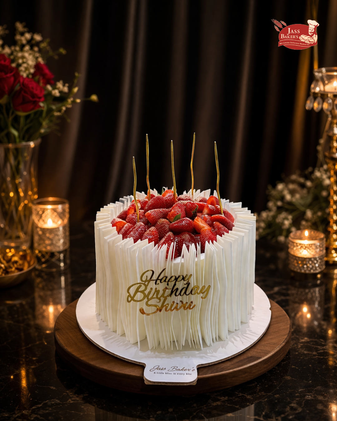 Strawberry Luxury Birthday Cake Jassbakers strawberry-luxury-birthday-cake-jassbakers
