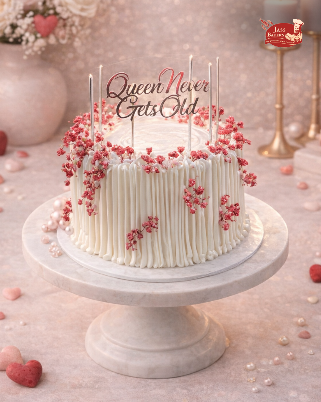 Queen Never Gets Old Cake