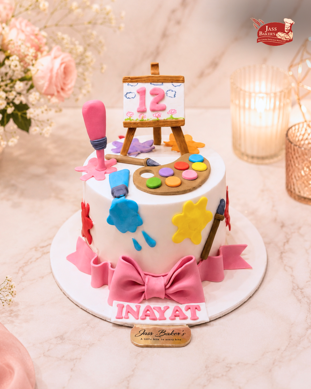 Little Artist Birthday Cake