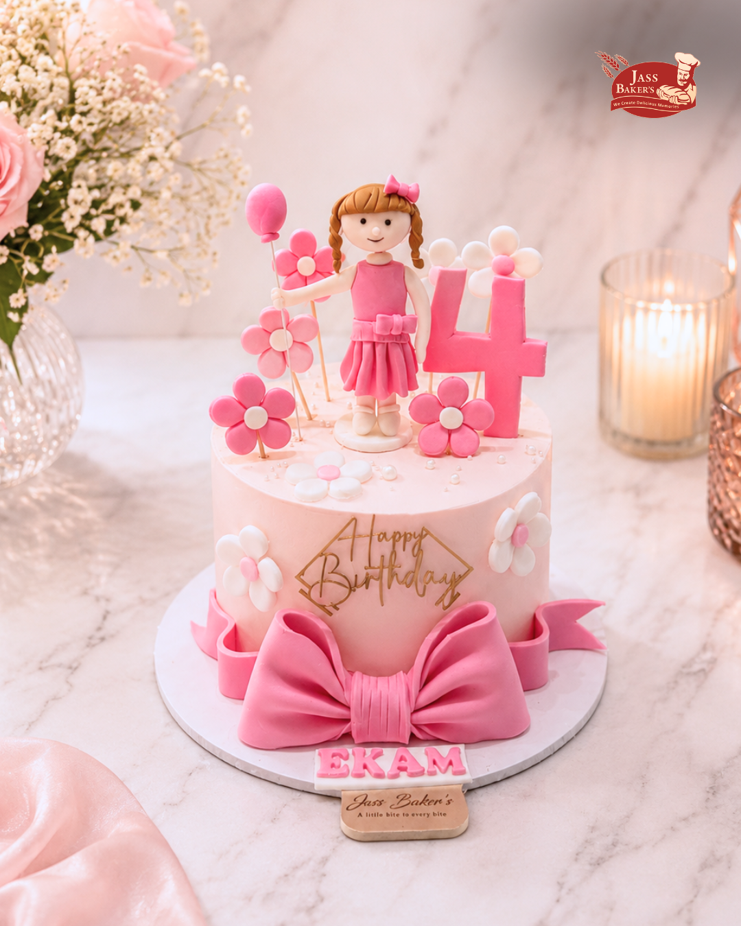 Little Princess Floral Cake