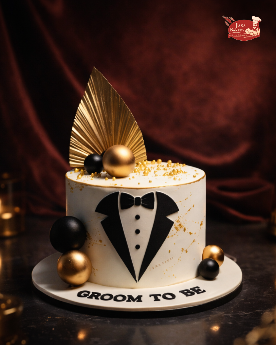 Groom To Be Designer Cake