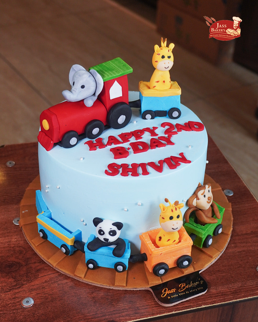 Animal Train Adventure Cake