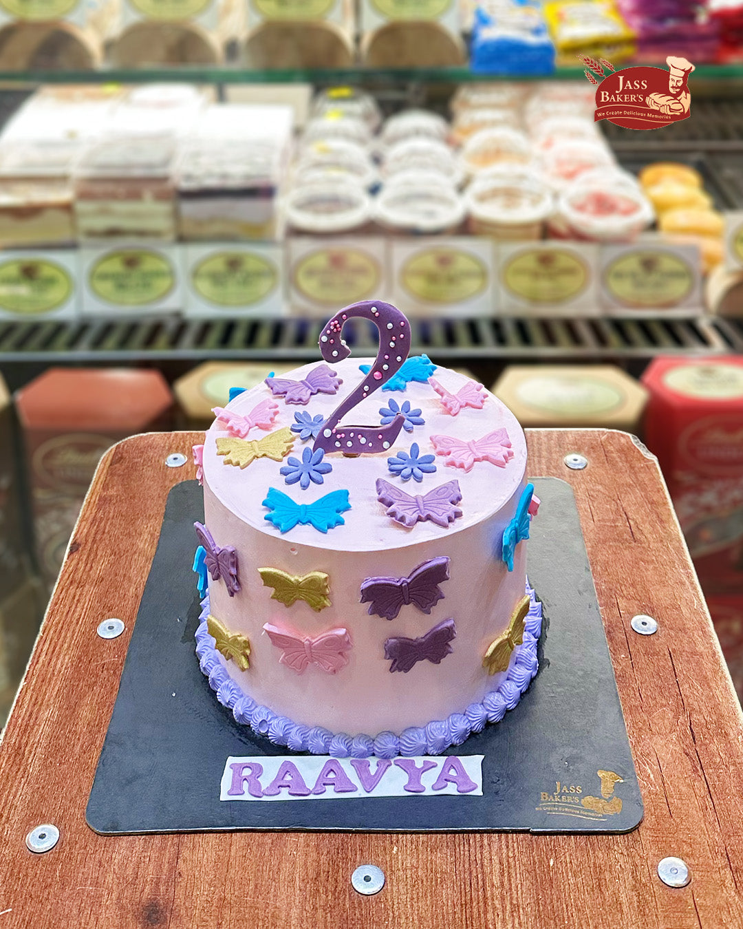 Butterfly Blossoms Birthday Cake