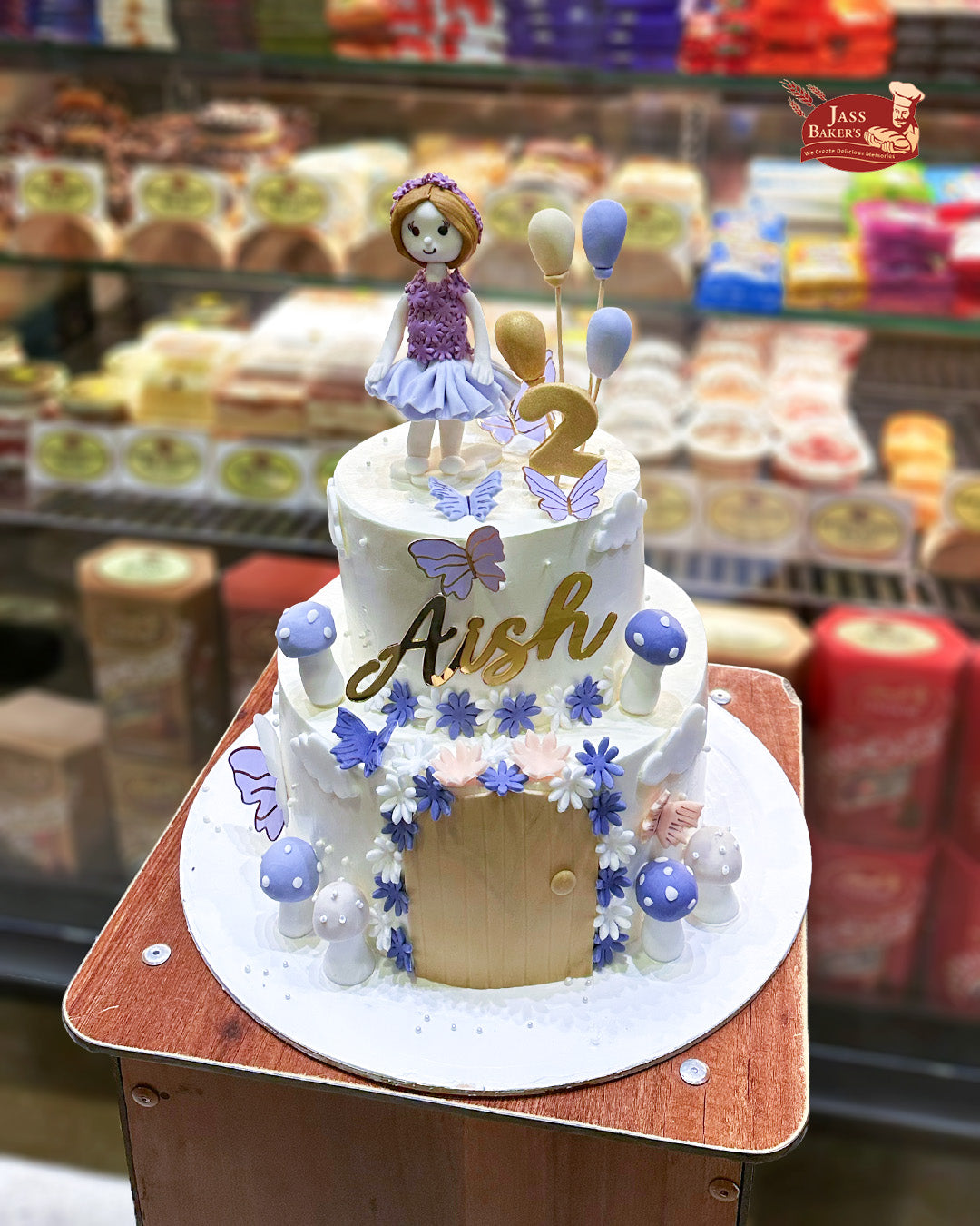 Enchanted Garden Doll Cake