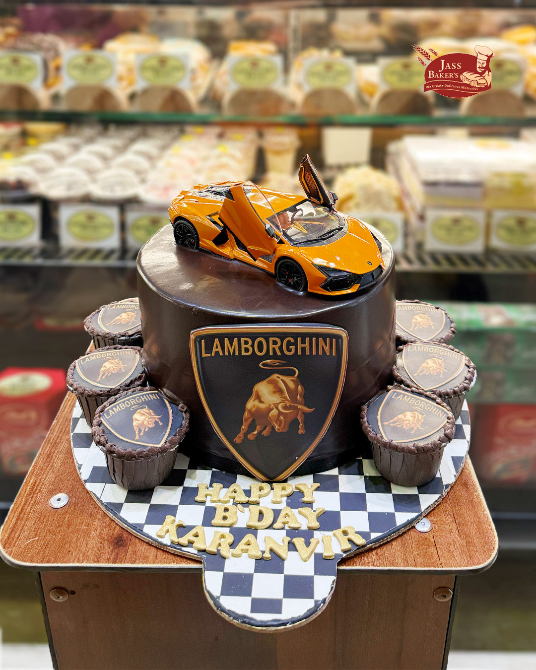 Supercar Celebration Cake