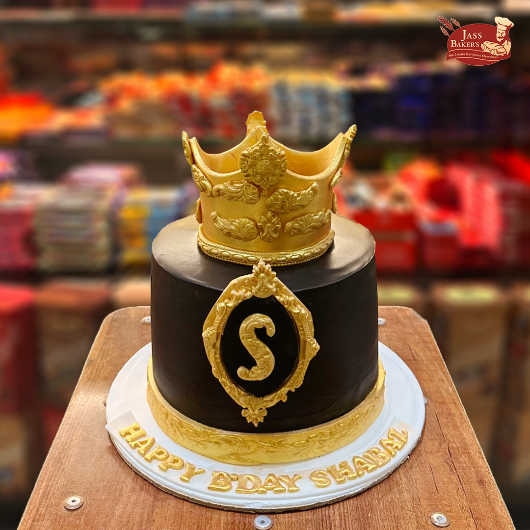 Gold Crown Cake