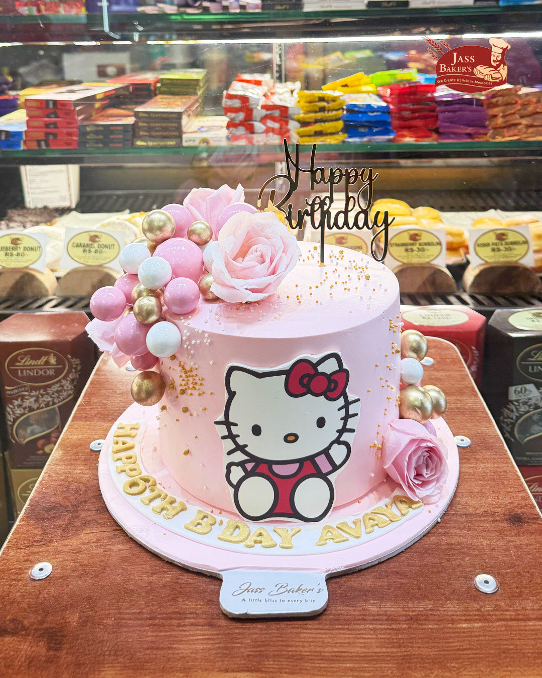 Pink Hello Kitty Cake
